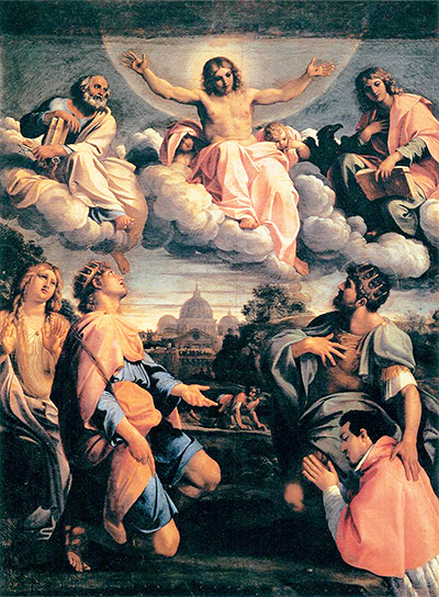 Christ in Glory Annibale Carracci